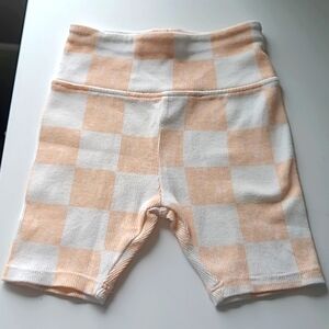 Grayson mini Ribbed checkerboard shorts